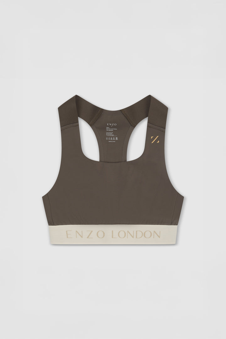 Signature Sports Bra - Cedar Brown