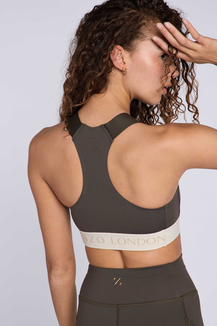 Signature Sports Bra - Cedar Brown